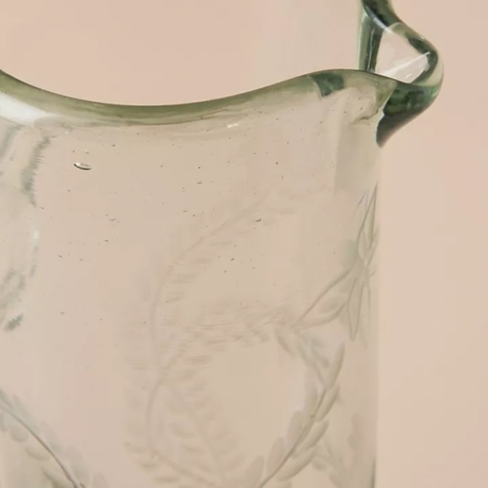 Anthropologie Buttercup Glass Pitcher - Picture 3 of 6